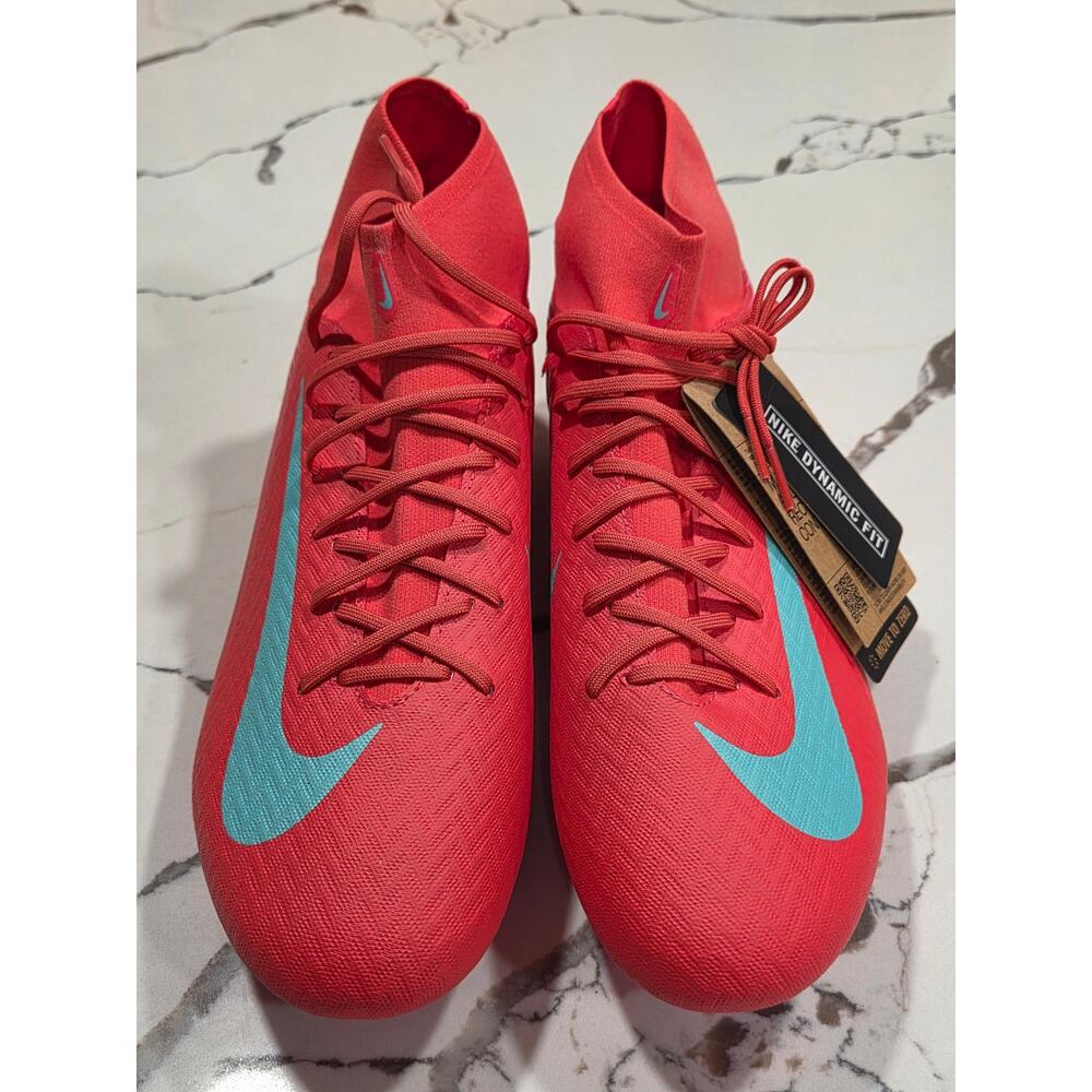 Nike ZM Superfly 10 ACAD FG MG Ember Glow Size 11.5 Men's Soccer Cleats Futbol - Picture 4 of 7